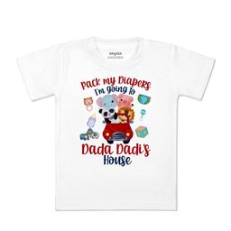 Arvesa Kids Typography Printed Applique T-shirt-image-72