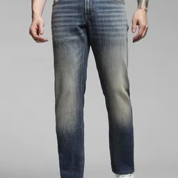 Jack & Jones Men Slim Fit Low-Rise Heavy Fade Clean Look Stretchable Jeans-picture-28