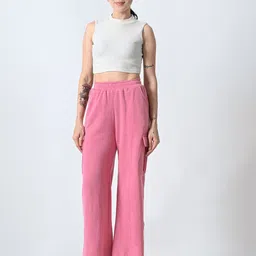 BAESD Mid-Rise Cargos Trousers-image-14