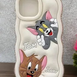 CASE CREATION Cartoon Characters Printed iPhone 14 Plus Bumper Case Mobile Accessories image 4