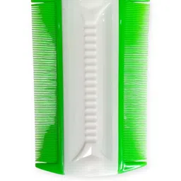 ARPANA BRIGHT Set of 5 Green and White Styling and Detangling Combs image 5