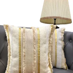 Good Vibes Off White Set of 2 Square Cushion Covers-picture-21