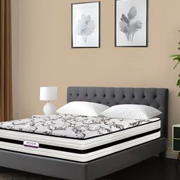 Amore Ortho Plus Black & White Quilted Zero Partner Disturbance King Size Mattress-35