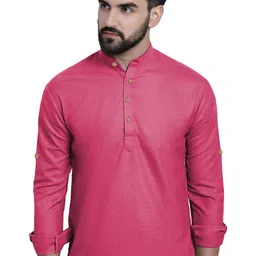 APEKTRA Men Full Sleeves Slim Fit Short Kurta-53
