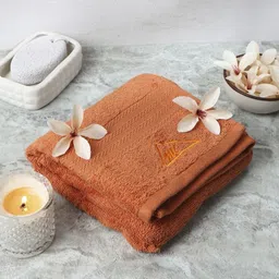 Monte Carlo Orange Cotton 400 GSM Bath Towel-image-59