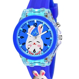 SWADESI STUFF Unisex Kids Dial & Bracelet Style Straps Analogue Watch MULTI BLUE RABBIT image 5