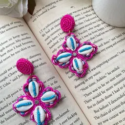 ISHKAARA Beaded Classic Drop Earrings-39