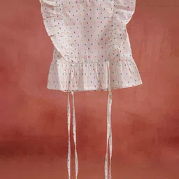 KASYA Polka Dot Print Cotton Top-picture-44