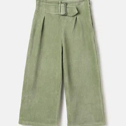 United Colors of Benetton Girls Striped Printed Cotton Mid-Rise Regular Fit Trousers-image-18
