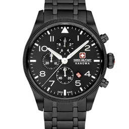 SWISS MILITARY HANOWA Men Dial & Stainless Steel Straps Analogue Chronograph Watch-image-44