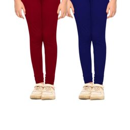 Tik Tok WEARS Girls Blue Churidar Length Leggings-image-89