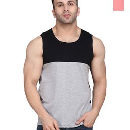 WOOSTRO Men Pack Of 2 Solid Round Neck Cotton Slim Fit T-shirts-image-43