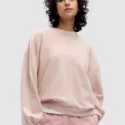 GAP Women Slim Fit Round Neck Sweatshirt-image-50