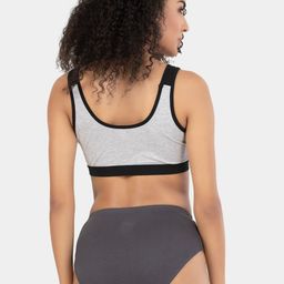 Trylo Touchie Pack Of 3 Women Full Hip Coverage Hipster High Waist Covered Elastic Briefs image 4