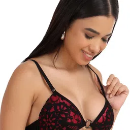 SELFCARE Abstract Bra Half Coverage Lightly Padded image 4