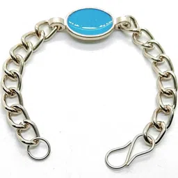 Dynamic Retail Global Men Silver-Plated Link Bracelet-89