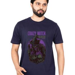 LA MILANO Men Graphic Printed Round Neck Pure Cotton Slim Fit T-shirt-image-51