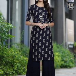 Moda Rapido Selection Of 3 Geometric Printed Straight Kurtas-image-62