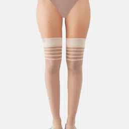 NESKA MODA Sheer Thigh High Stockings-image-44