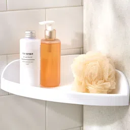 Home Centre White Solid Polypropylene Bath Accessories Set-31