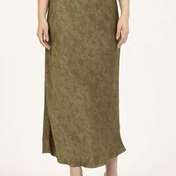 OFFICE & YOU Women Printed A-Line Midi Skirt-image-91