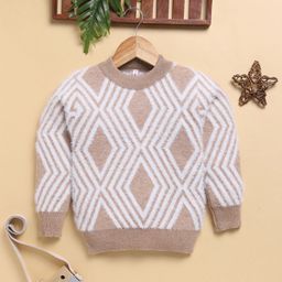 Toonyport Kids Printed Woollen Pullover-image-77