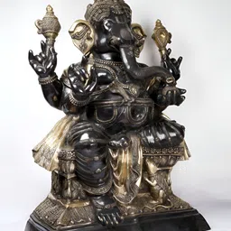 Exotic India Black Religious Idol Showpiece-image-28