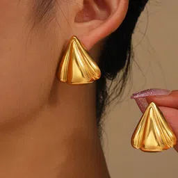 Aurelva Women Gold-Plated Earrings-image-4