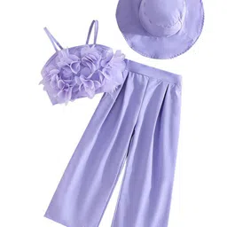 StyleCast x Revolte Girls Ruffle Top With Palazzos-image-4