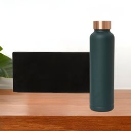 INTERNATIONAL GIFT Green Single Copper Solid Water Bottle-image-70