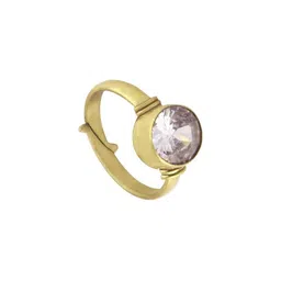 GenZcomplex Gold-Plated Brass Zircon Finger Ring-31
