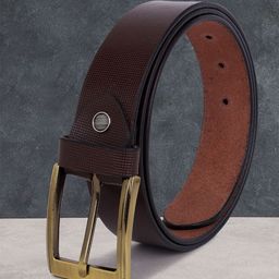 Provogue Men Textured Leather Belt-picture-0