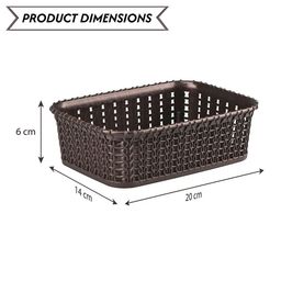 Kuber Industries Brown Set of 6 Regular Multi-Utility Organisers image 3
