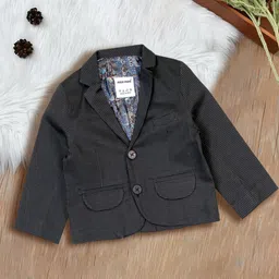 MeeMee Infant Boys Checked Pure Cotton Casual Blazer-25