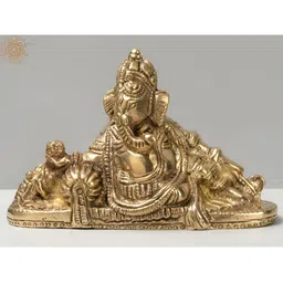 Exotic India Gold-Toned Religious Idol Showpiece-picture-41