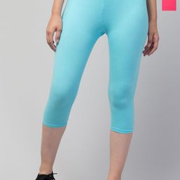 Attire Zone Women Pack Of 2 Skinny Fit Capris-image-76