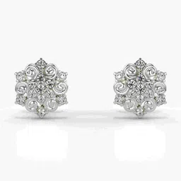 VALANOVA 14K White Gold 0.18 Ct Lab Grown Diamond Earrings-image-98