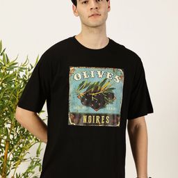 THE HOLLANDER Men Printed Drop-Shoulder Sleeves T-shirt-image-71