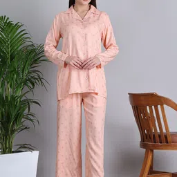 Purple State Women Printed Night suit-picture-34