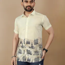 VS MALL Self Design Regular Fit Shirt-image-76