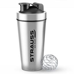 STRAUSS Silver-Toned & Black Single Plastic Printed Water Bottle-8