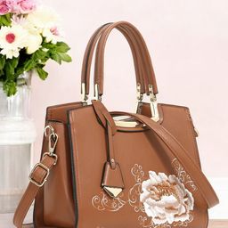 Exotic PU Structured Handheld Bag-image-97