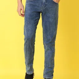 V-Mart Men Knitted Denim Mid-Rise Jeans-5