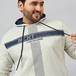 AUSTIVO Men Printed Hood Plus Size Sweatshirt-image-44