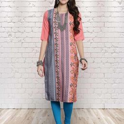 Ethnic basket Women Multicoloured Kurtas-picture-4