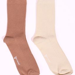 Thela Gaadi Pack Of 2 Ribbed Calf Length Socks-24