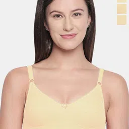 Bodycare Women 3 Pcs Solid Non Padded Full Coverage Everyday Bra-picture-52