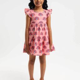 Somersault Ethnic Motifs Print A-Line Dress-image-65