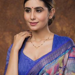 RTD 1 Gram Golden Mangalsutra Brass Mangalsutra ()-image-1