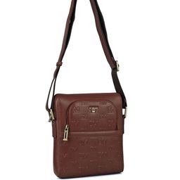 Da Milano Men Textured Messenger Bag-picture-41